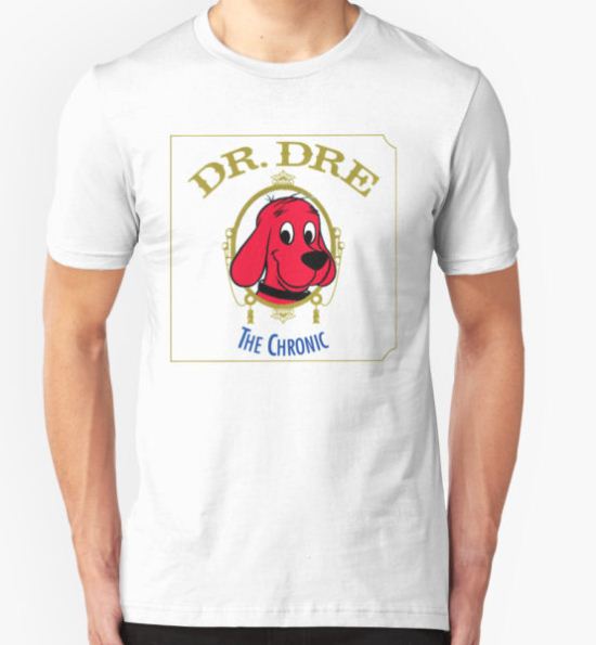 Clifford the Big red dog 2001 Dr Dre the Chronic  T-Shirt by moonaholic T-Shirt