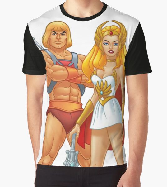 He-Man And She-Ra Graphic T-Shirt by Winkham T-Shirt