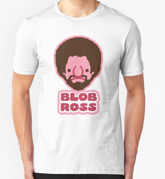 ‘Blob Ross’ T-Shirt by nocturne design T-Shirt