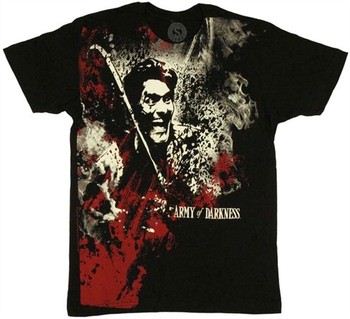 Army of Darkness Ash in Blood and Smoke T-Shirt Sheer