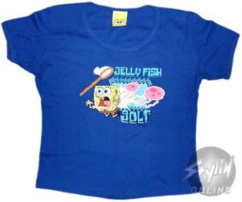 Spongebob Squarepants Jelly Fish Jolt Baby Doll Tee