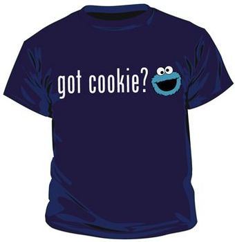 Sesame Street Cookie Monster Got Cookie? Navy Toddler T-Shirt