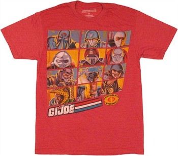 GI Joe Cobra Commandos Grid T-Shirt Sheer