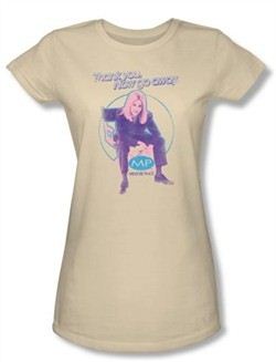 Melrose Place Juniors Shirt Love Amanda Cream T-Shirt