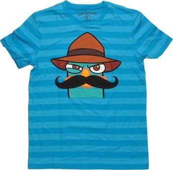 Disney Phineas and Ferb Perry Striped Youth T-Shirt