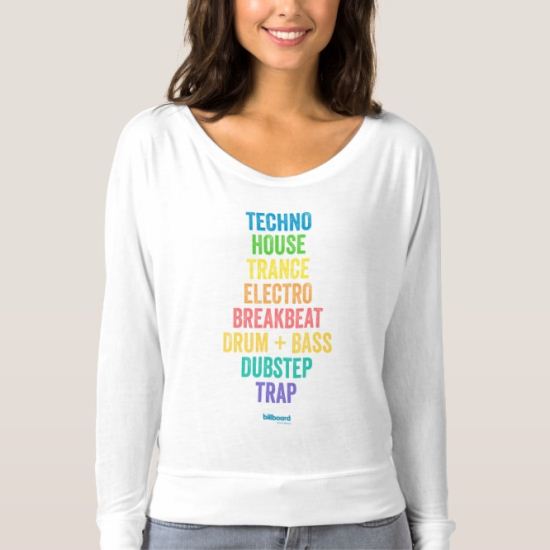 Rainbow Techno Typography T-shirt