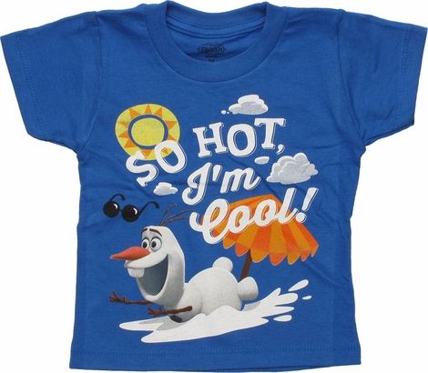 Frozen Olaf So Hot I'm Cool Toddler T Shirt