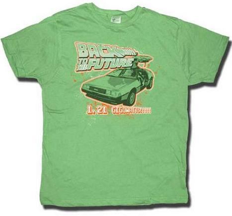 Back to the Future Green 1.21 gigowatts T-shirt