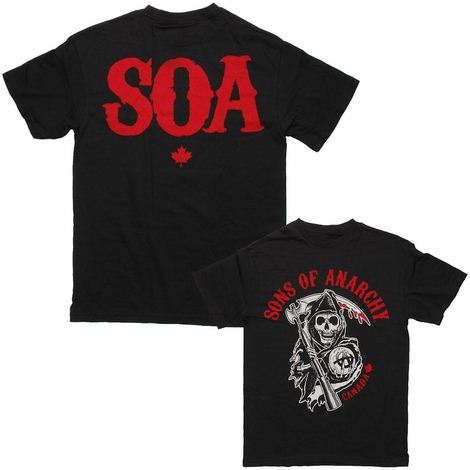 Sons of Anarchy Reaper Canada T Shirt