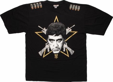 Scarface Gold Star T-Shirt