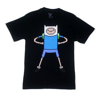 Pixel Finn - Adventure Time T-shirt