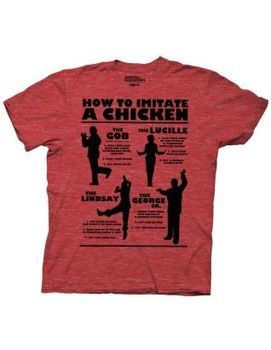 Arrested Development How To Imitate A Chicken Adult Heather Red T-shirt