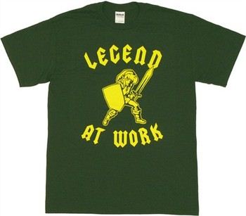 Legend of Zelda Link Legend at Work T-Shirt