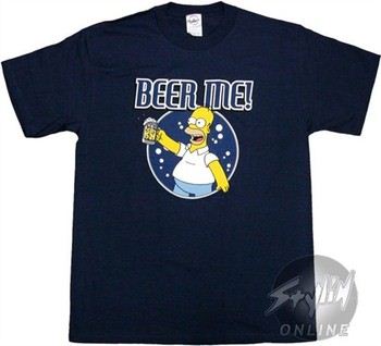 Simpsons Homer Beer Me T-Shirt