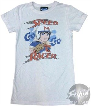 Speed Racer Go Go Baby Doll Tee by JUNK FOOD