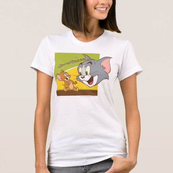 Tom and Jerry Hanna Barbera Logo T-Shirt