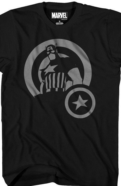 Captain America Silhouette T-Shirt