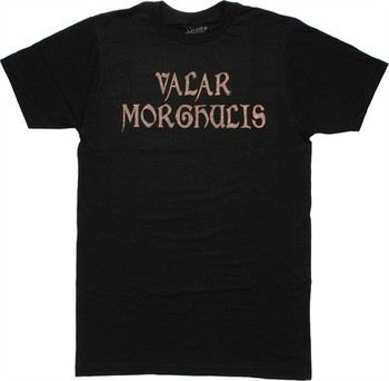 Game of Thrones Valar Morghulis T-Shirt Sheer