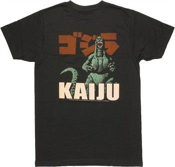 Godzilla Kaiju Gojira Katakana T-Shirt Sheer