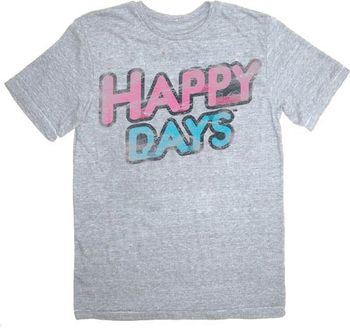 Happy Days Distressed Vintage TV Logo T-shirt