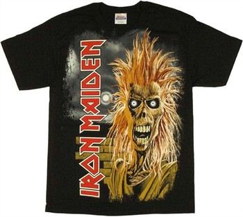Iron Maiden First Album Cover Art T-Shirt