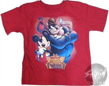 Disney Mickey Mouse and Pete Youth T-Shirt