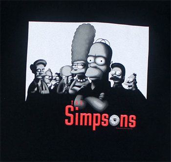 Sopranos - Simpsons T-shirt