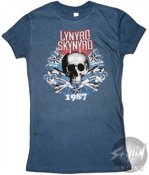 Lynyrd Skynyrd 1987 World Tour Baby Doll Tee