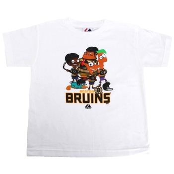 Majestic Boston Bruins Childrens Phineas and Ferb & the Gang Short Sleeve T-Shirt