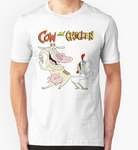 Cow and Chicken T-Shirt by Proxish T-Shirt