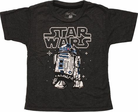 Star Wars 8 Bit R2-D2 Toddler T-Shirt