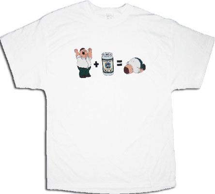 Family Guy Peter + Beer T-shirt