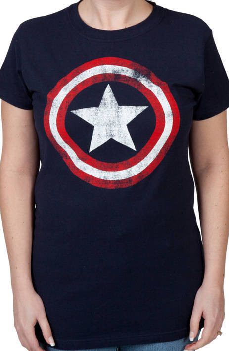 Ladies Captain America Shirt