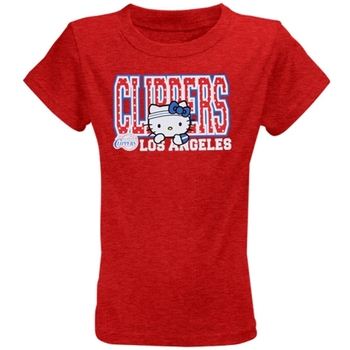 Los Angeles Clippers Youth Girls Hello Kitty T-Shirt - Red