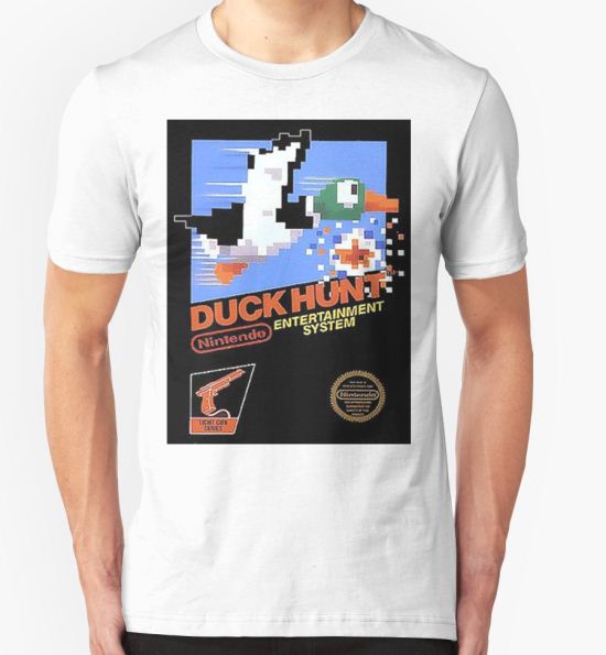 Duck Hunt Nes Art T-Shirt by Funkymunkey T-Shirt