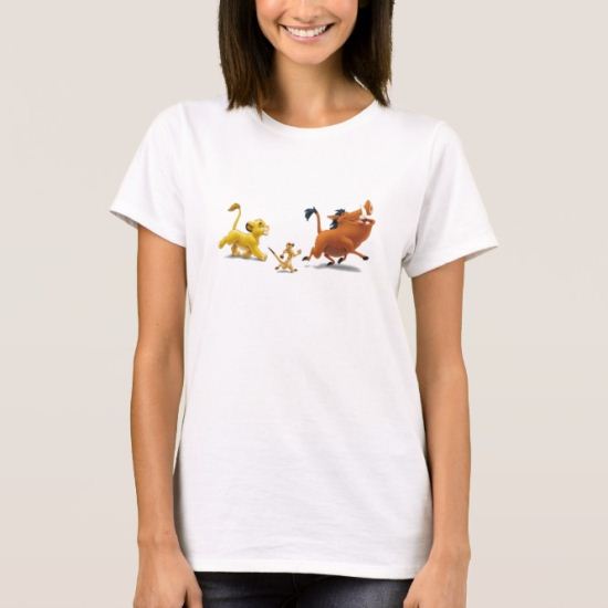 Lion King Simba cub timon pumbaa singing trotting T-Shirt