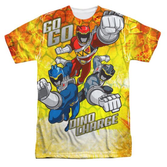 Power Rangers Shirt Go Go Dino Sublimation Shirt