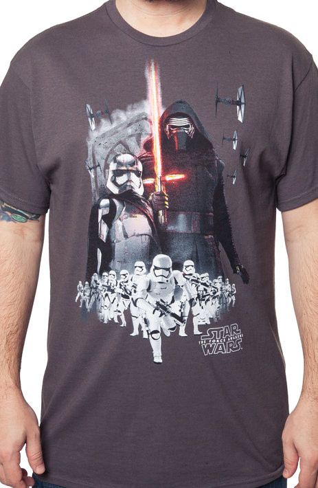 Children's Star Wars T Shirt Top Kylo Ren Stormtroopers 3-11yrs FREE UK P&P 