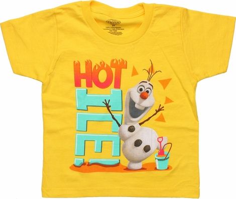 Frozen Olaf Hot Ice Toddler T Shirt