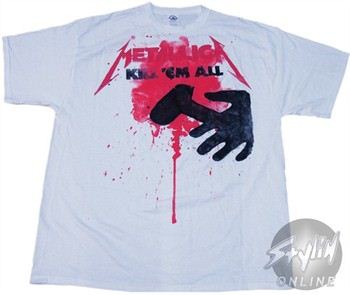 Metallica Kill 'Em All Hammer Drip T-Shirt
