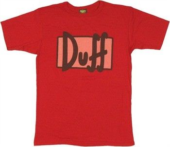 Simpsons Duff T-Shirt Sheer