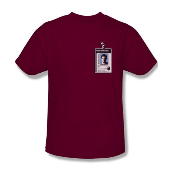 Dexter Shirt Badge Cardinal T-Shirt