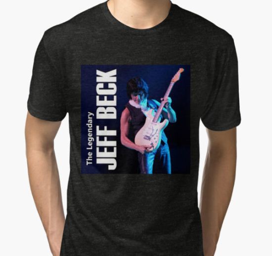 JEFF BECK THE LEGENDARY Tri-blend T-Shirt by babapiki T-Shirt