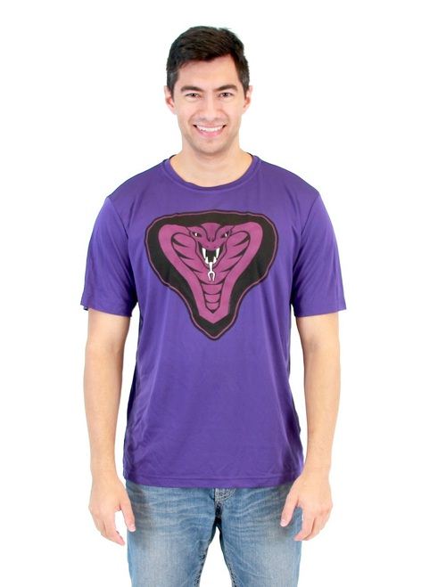 Dodgeball Purple Cobra Chest Plate Adult Performance Shirt