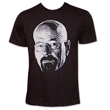 Breaking Bad Big Walter Face T-Shirt - Black