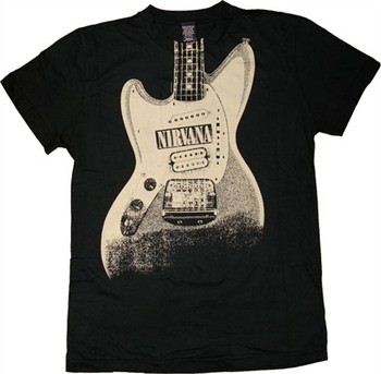 Nirvana Guitar T-Shirt Sheer