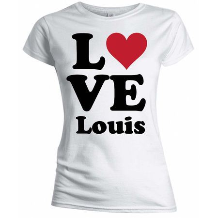 One Direction: One Direction I Love Louis Skinny T-Shirt - X-Large