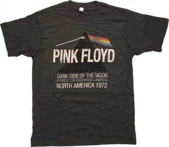 Pink Floyd 1972 Dark Side of the Moon Tour T-Shirt Sheer