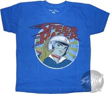 Speed Racer Face in Circle Infant T-Shirt