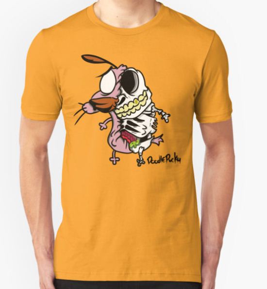 Courage the Cowardly Dog T-Shirt by doodleducky T-Shirt